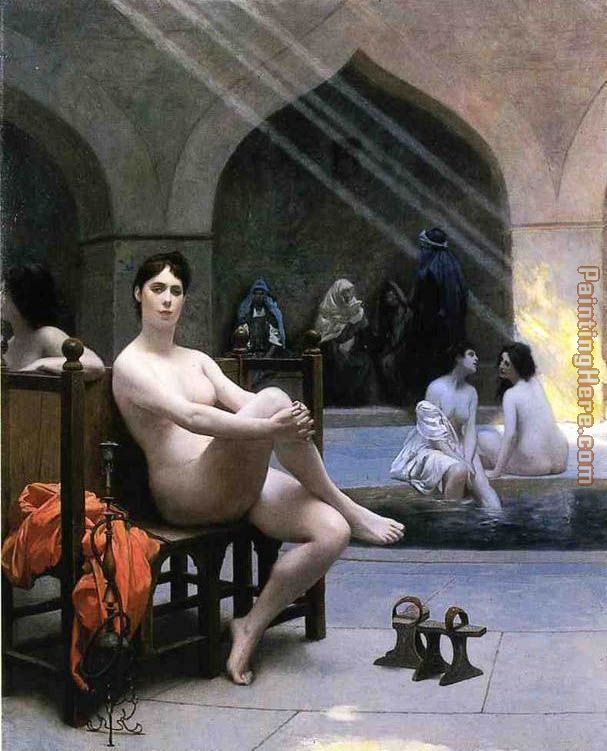 The Women's Bath painting - Jean-Leon Gerome The Women's Bath art painting